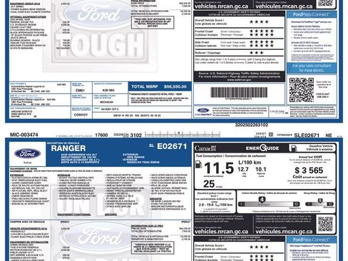 Used 2025 Ford Ranger XLT w/ Equipment Group 301A High AWD/4WD image 27