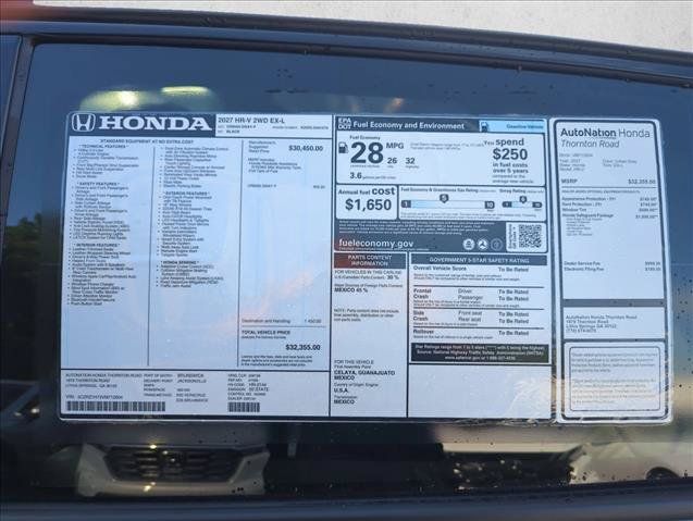 New 2027 Honda HR-V EX-L image 21