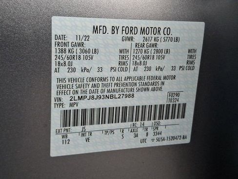 Used 2022 Lincoln Nautilus AWD w/ Premium Package image 28