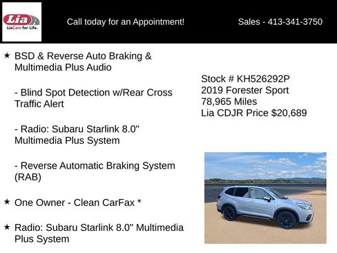 Used 2019 Subaru Forester Sport AWD/4WD image 6