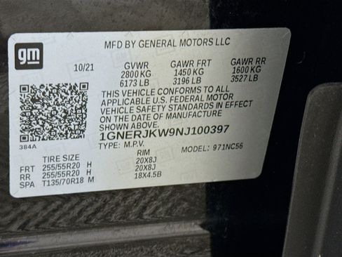 Used 2022 Chevrolet Traverse RS w/ LPO, Floor Liner Package image 40