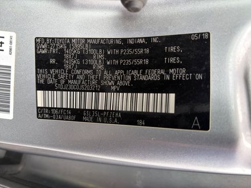 Used 2018 Toyota Sienna LE AWD/4WD image 32