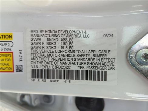 Certified 2024 Honda Civic Sport Touring image 15