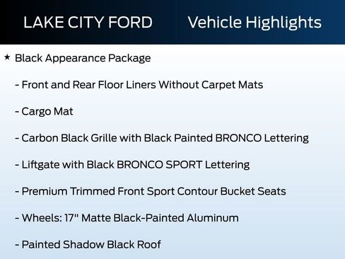 New 2026 Ford Bronco Sport Big Bend w/ Convenience Package image 6