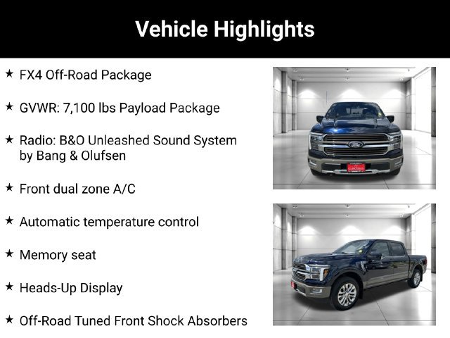 Used 2025 Ford F150 King Ranch w/ FX4 Off-Road Package AWD/4WD image 2