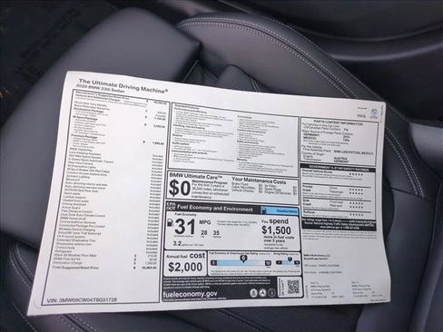 New 2026 BMW 330i Sedan w/ M Sport Package RWD image 18