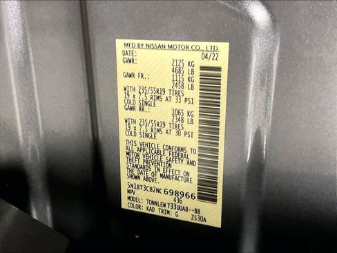 Used 2022 Nissan Rogue SL w/ SL Premium Package image 36