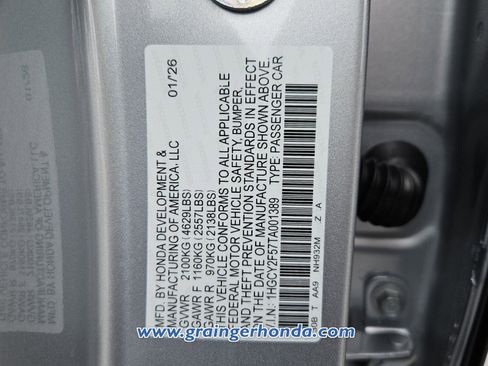 New 2026 Honda Accord Sport image 13