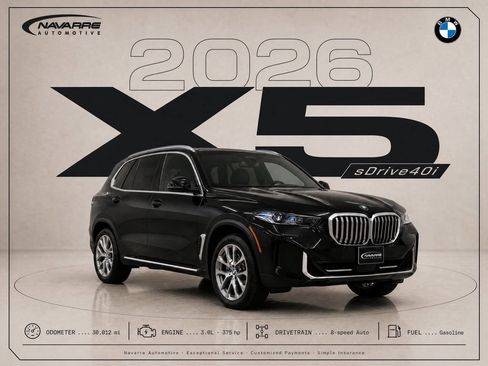 Used 2026 BMW X5 sDrive40i RWD image 1