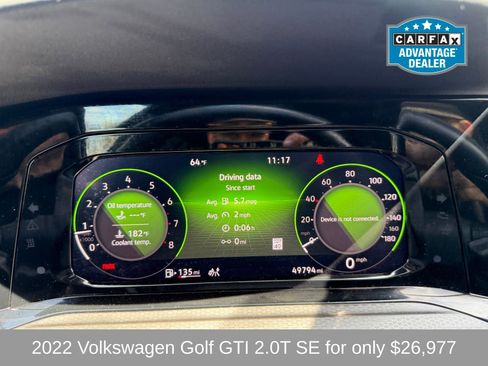 Used 2022 Volkswagen GTI SE FWD image 17