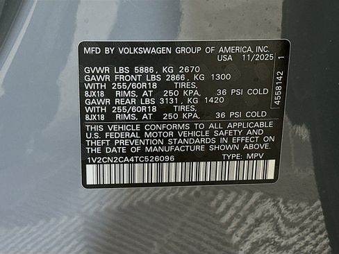 New 2026 Volkswagen Atlas Peak Edition image 32