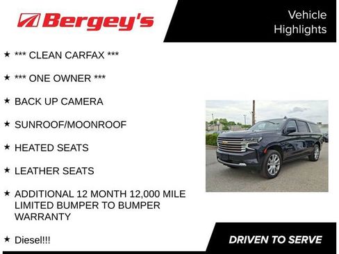 Certified 2024 Chevrolet Suburban High Country AWD/4WD image 4