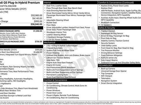 Used 2020 Audi Q5 e Premium w/ Convenience Package image 7