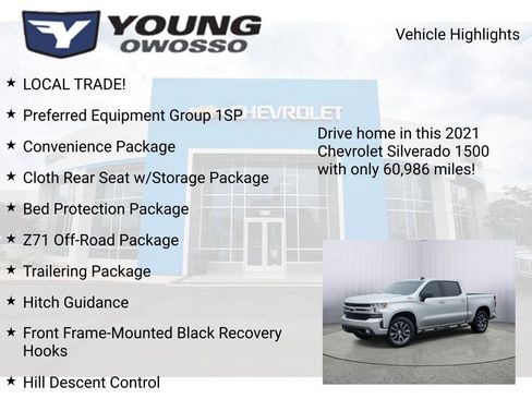 Certified 2021 Chevrolet Silverado 1500 RST w/ Z71 Off-Road Package image 8