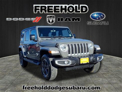 Certified 2023 Jeep Wrangler Sahara w/ Cold Weather Group image 1