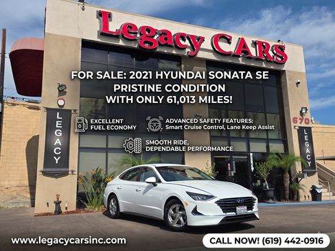 Used 2021 Hyundai Sonata SE FWD image 2