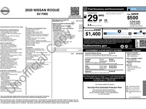 Used 2020 Nissan Rogue SV w/ Premium Package image 4