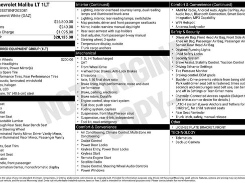 Used 2022 Chevrolet Malibu LT FWD image 2