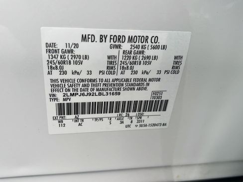Used 2020 Lincoln Nautilus FWD w/ Equipment Group 101A image 42