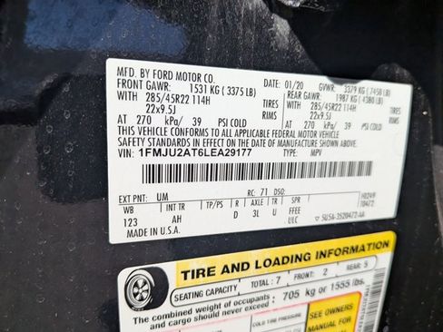 Used 2020 Ford Expedition Limited w/ Equipment Group 303A image 16