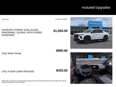New 2026 Chevrolet Traverse RS w/ LPO, Floor Liner Package