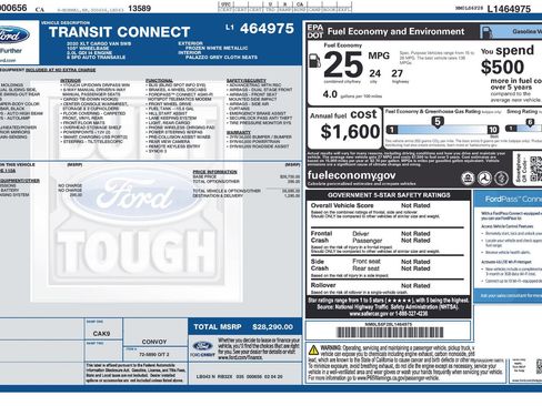 Used 2020 Ford Transit Connect XLT FWD image 17