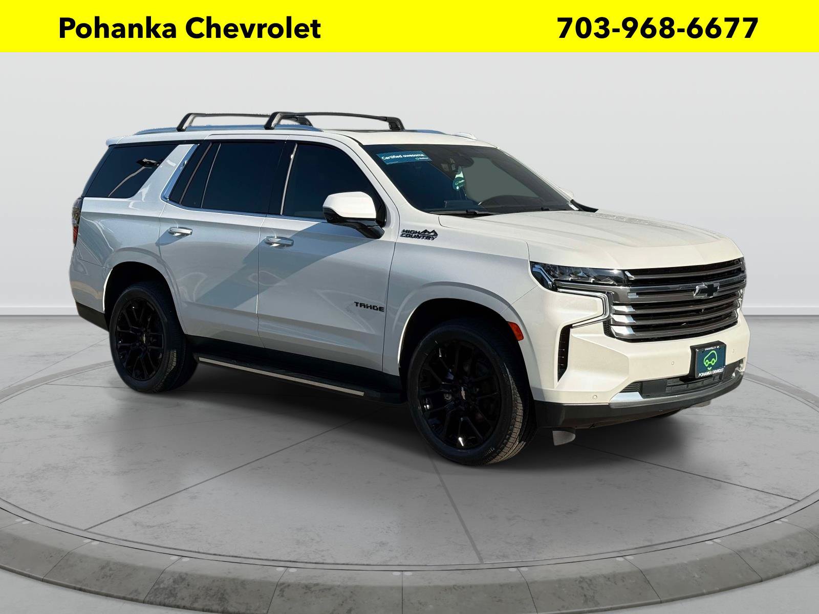 Certified 2022 Chevrolet Tahoe High Country AWD/4WD image 1
