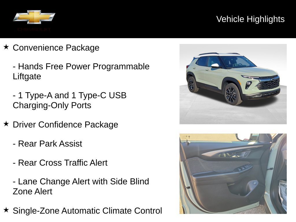 Used 2025 Chevrolet TrailBlazer ACTIV w/ Convenience Package AWD/4WD image 18