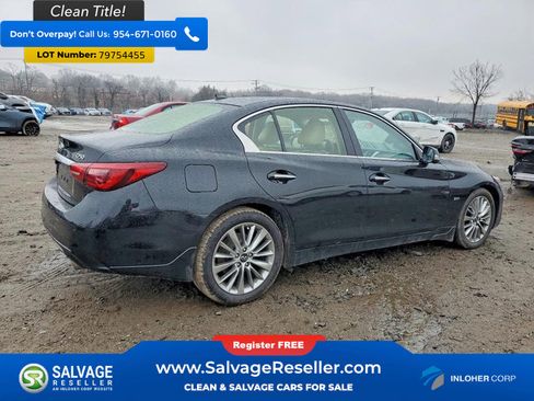 Used 2020 INFINITI Q50 Luxe w/ Essential Package (3.0T Luxe) image 4