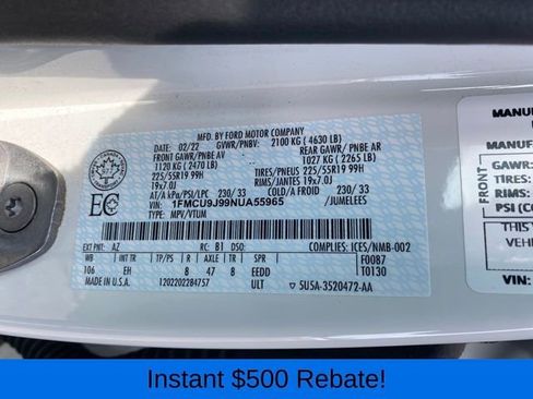 Used 2022 Ford Escape Titanium image 25