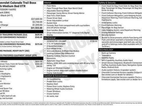 Used 2024 Chevrolet Colorado Trail Boss w/ Advanced Trailering Package AWD/4WD image 3