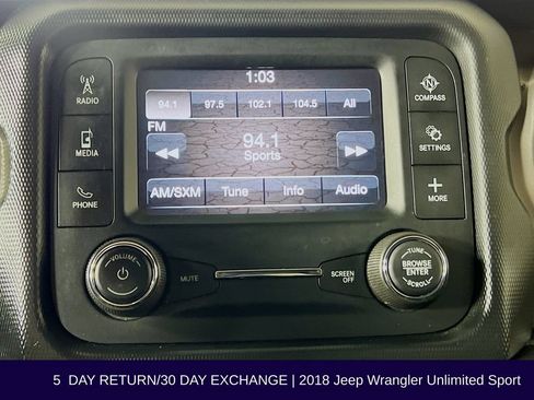 Used 2018 Jeep Wrangler Unlimited Sport AWD/4WD image 18