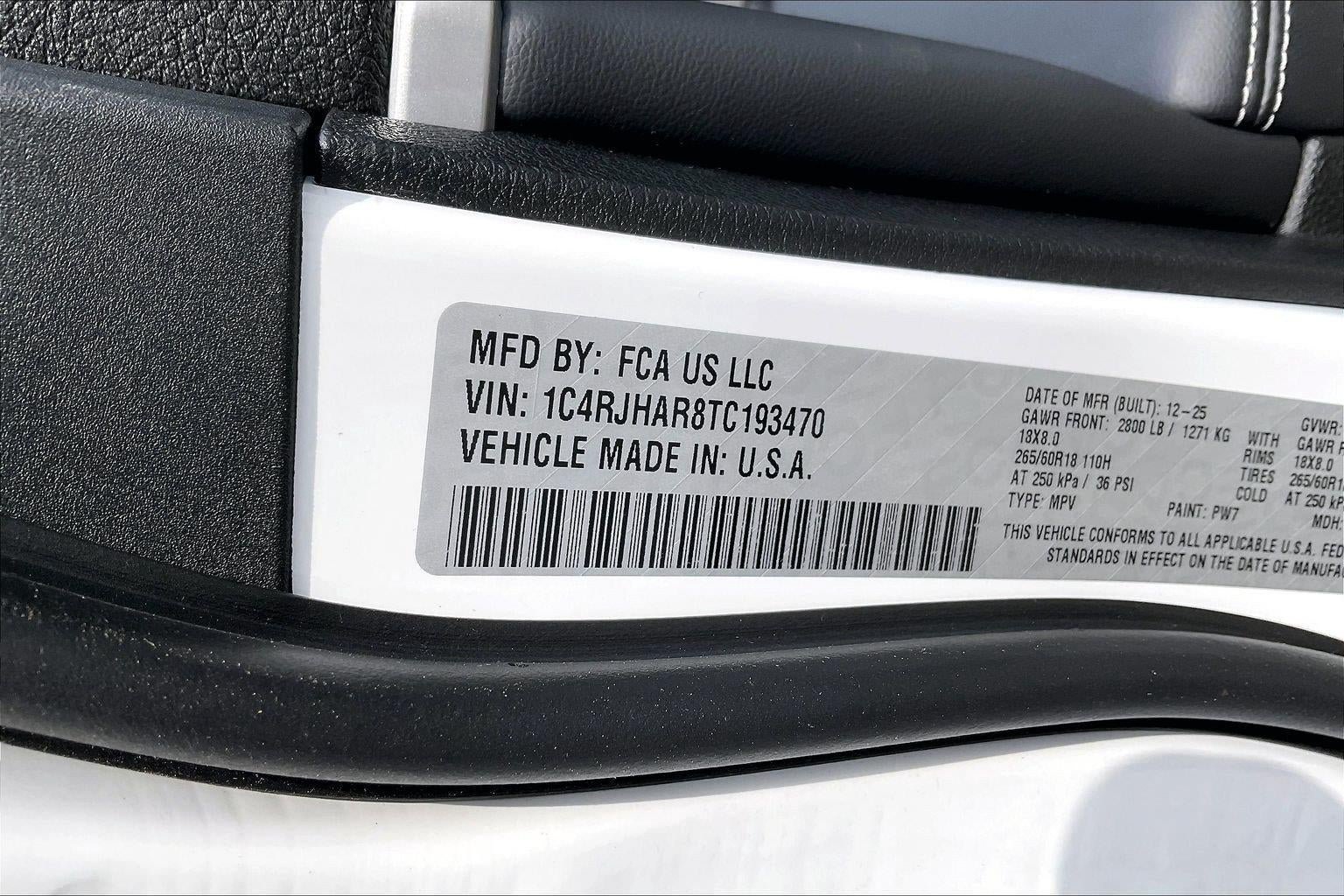 New 2026 Jeep Grand Cherokee Altitude AWD/4WD image 12