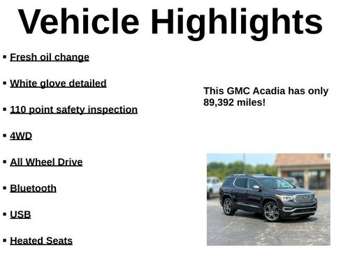 Used 2019 GMC Acadia Denali w/ LPO, Floor Liner Package AWD/4WD image 43