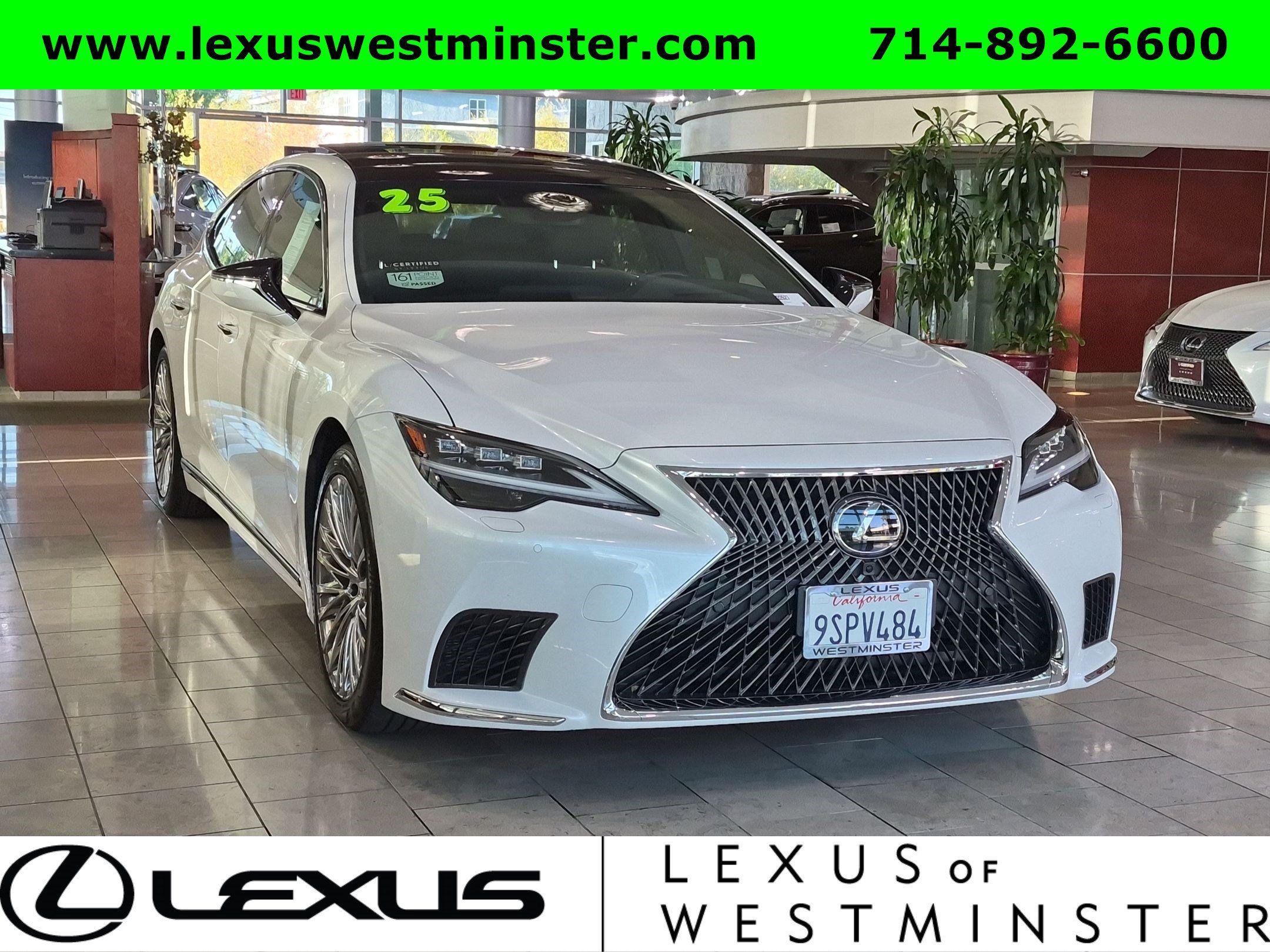 Certified 2025 Lexus LS 500 w/ Interior Upgrade Package RWD image 3