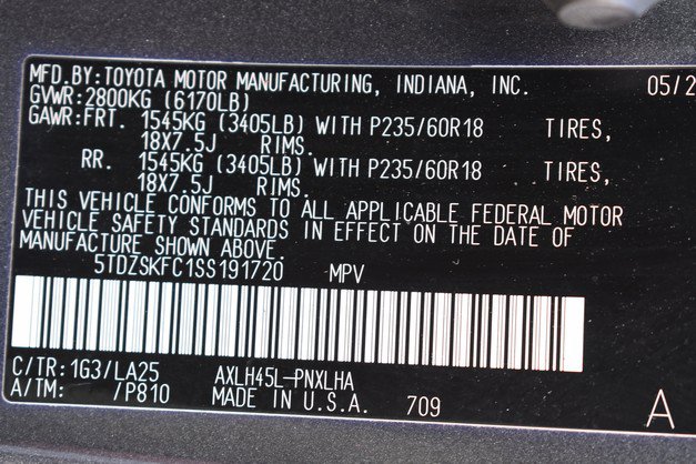 Used 2025 Toyota Sienna Limited AWD/4WD image 36