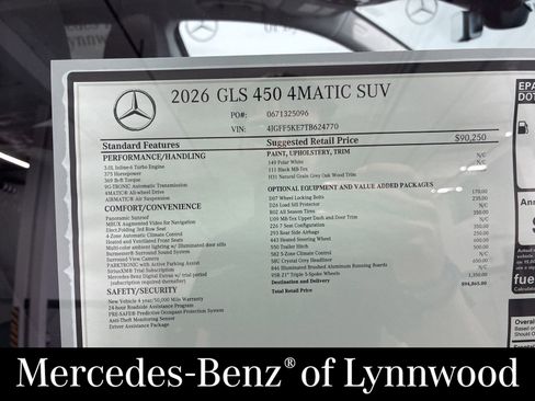 New 2026 Mercedes-Benz GLS 450 4MATIC image 20