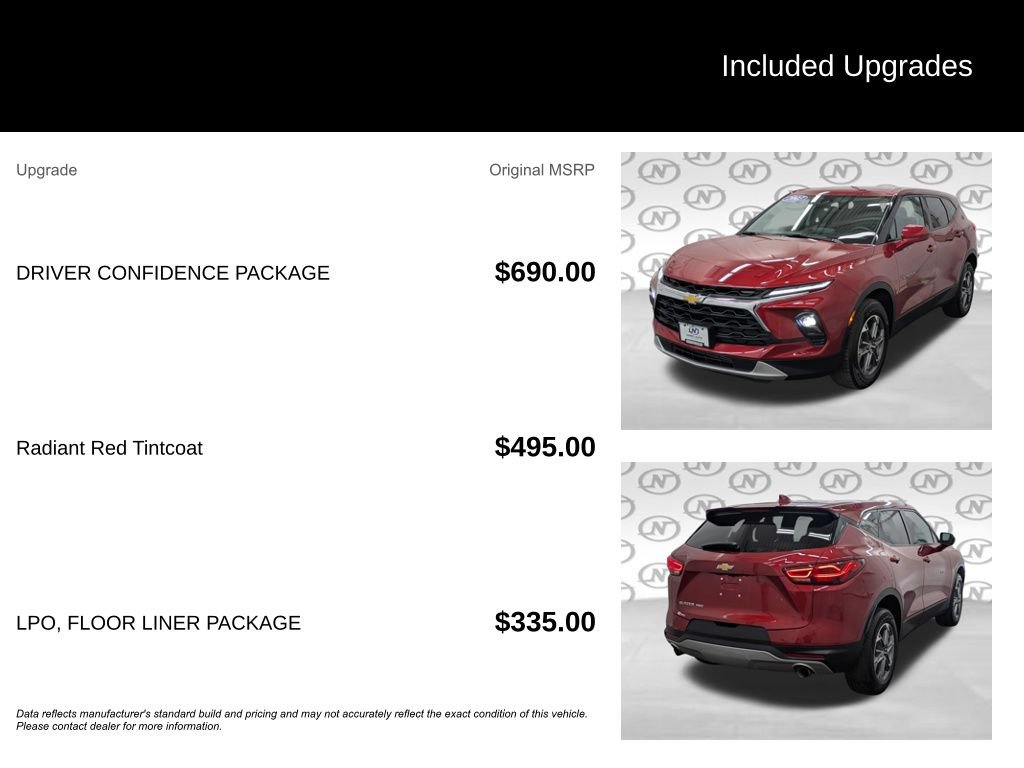 Used 2023 Chevrolet Blazer LT w/ Driver Confidence Package AWD/4WD image 3