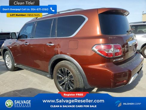 Used 2017 Nissan Armada Platinum w/ Captain Seat Package RWD image 3