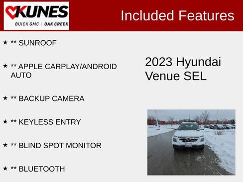 Used 2023 Hyundai Venue SEL image 2