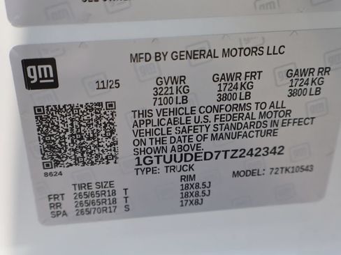 Used 2026 GMC Sierra 1500 SLT AWD/4WD image 57