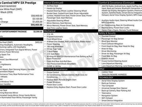 New 2025 Kia Carnival SX Prestige image 9