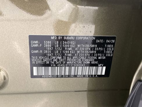 New 2026 Subaru Forester Touring AWD/4WD image 30