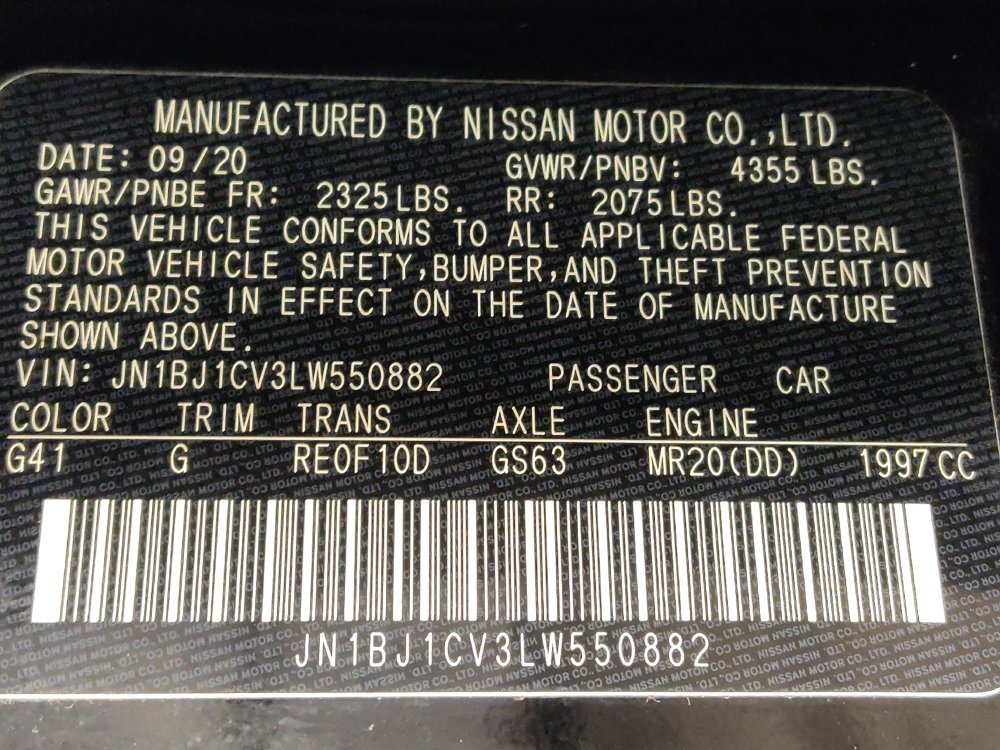 Used 2020 Nissan Rogue Sport S FWD image 33