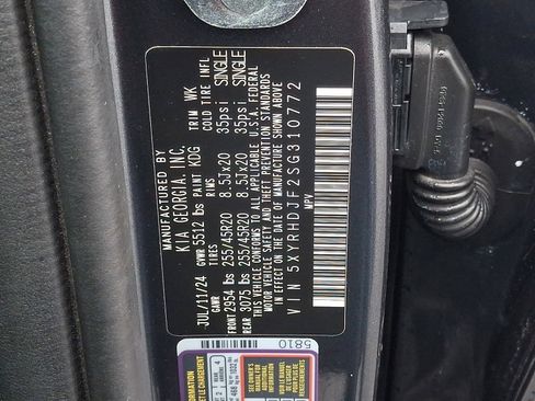 Used 2025 Kia Sorento X-Line EX image 35