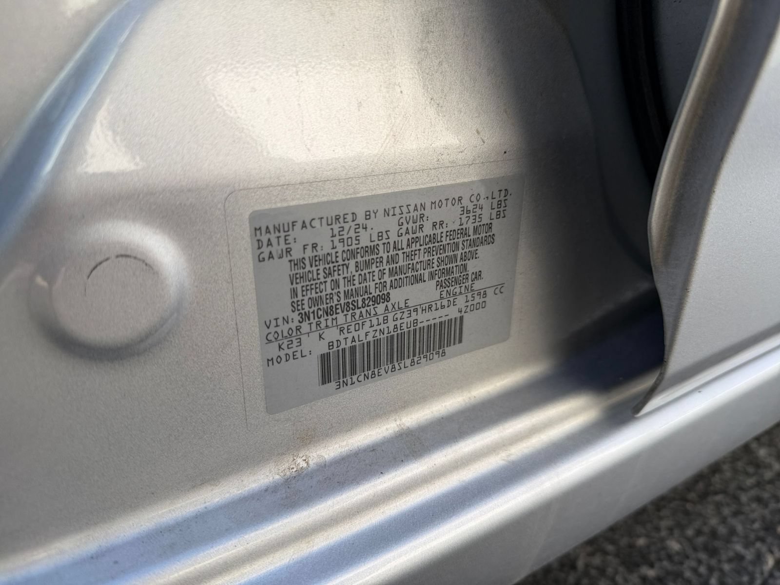 Used 2025 Nissan Versa SV FWD image 26