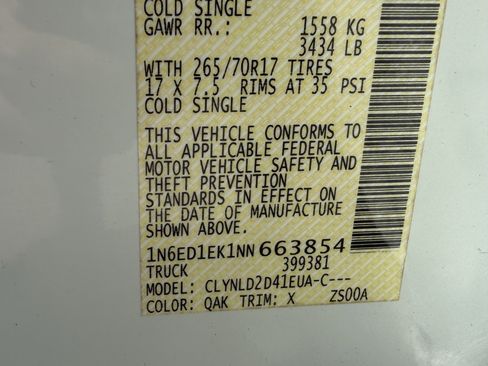Used 2022 Nissan Frontier PRO-4X AWD/4WD image 34