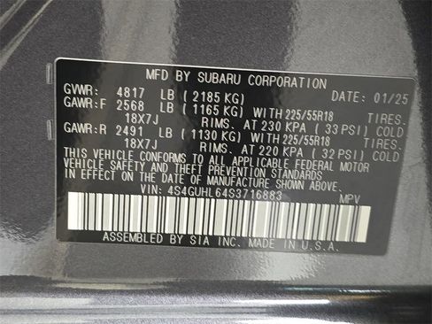 Used 2025 Subaru Crosstrek 2.5i Limited w/ Crosstrek Mirror Package image 37