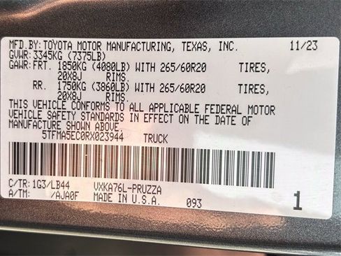 Used 2024 Toyota Tundra 1794 Edition image 35