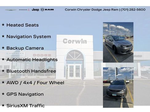 Used 2017 Chrysler Pacifica Touring-L Plus w/ Tire & Wheel Group FWD image 8